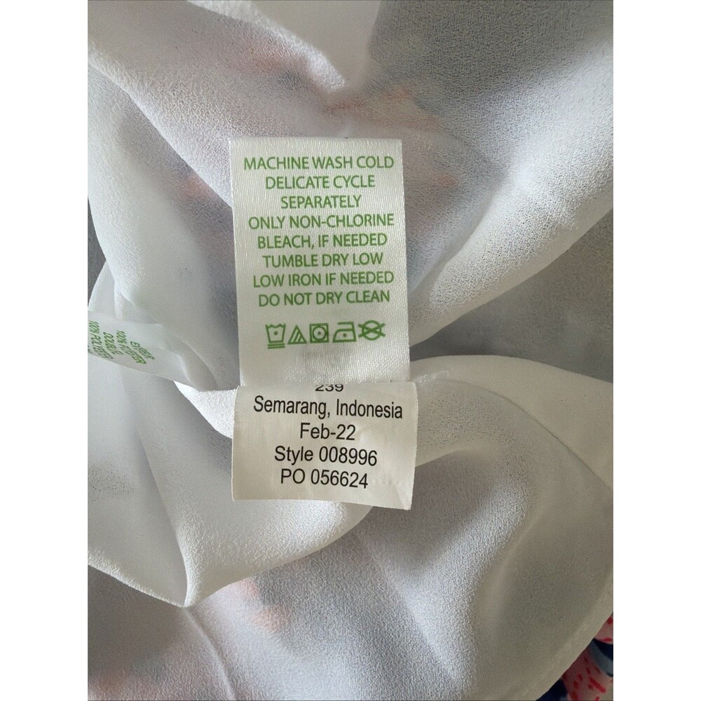 Lilly Pulitzer Pamelyn Dress Borealis Blue Womens 16 Swim On Over All Over Print - Picture 14 of 15